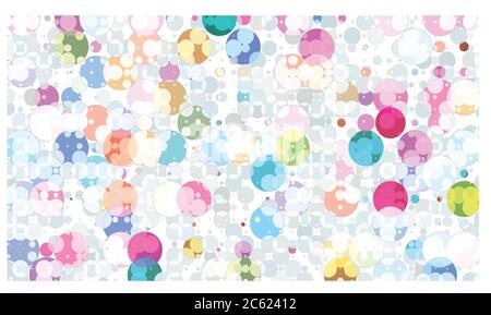 colorful balloons on a white background Stock Photo