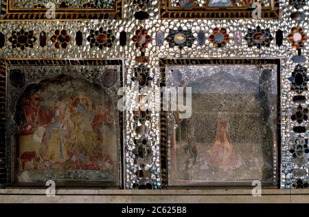 Lahore Pakistan Lahore Fort Originally Built By Emperor Akbar Shah Burj Gate (Sheesh Mahal) Detail Stock Photo