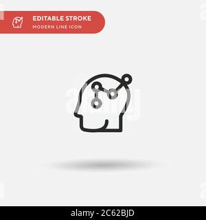 Learning Simple vector icon. Illustration symbol design template for web mobile UI element. Perfect color modern pictogram on editable stroke. Learning icons for your business project Stock Vector