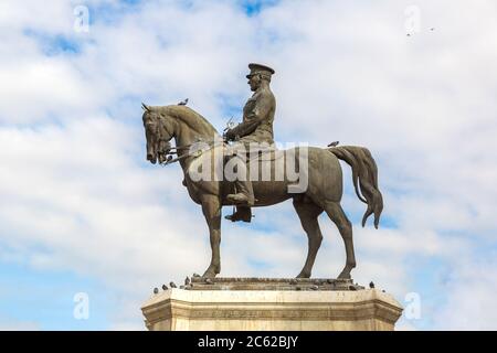 Ataturk monument in Ankara, Turkey in a beautiful summer day Stock Photo