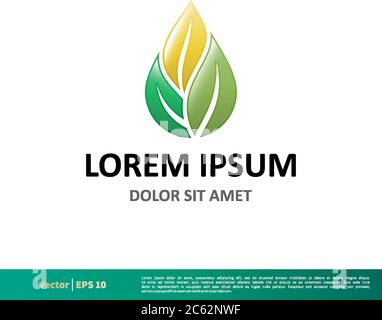 Green Leaf Icon Vector Logo Template Illustration Design. Editable Vector EPS 10. Stock Vector