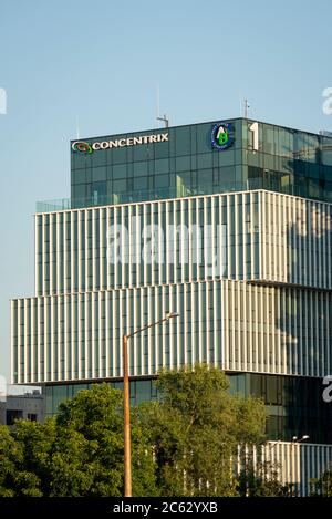 Concentrix office building logo for Concentrix Services Bulgaria Ltd. company at Sofia Business Park in Sofia Bulgaria, Eastern Europe, Balkans, EU Stock Photo