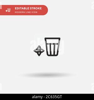 Chai Tea Simple vector icon. Illustration symbol design template for web mobile UI element. Perfect color modern pictogram on editable stroke. Chai Te Stock Vector