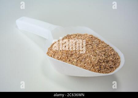 Shovels with different types of flour Stock Photo