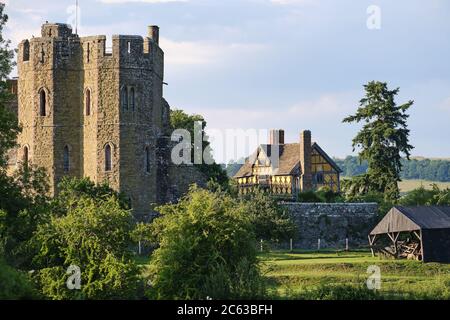 Stokesay Castle, Shropshire, UK Stock Photo