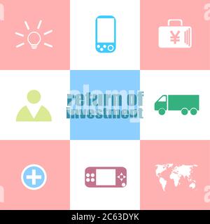 wealth management concept for infographic template banner with four ...