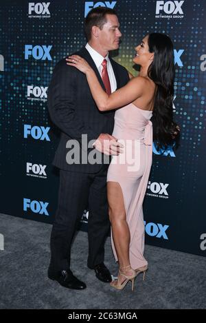 Brie Bella (L) and Nikki Bella attends the 2019 FOX Upfront at Wollman  Rink, Central Park on May 13, 2019 in New York City Stock Photo - Alamy