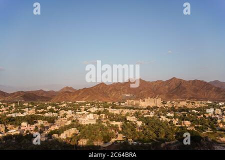 Aerial view of Bahla town, Oman Stock Photo - Alamy