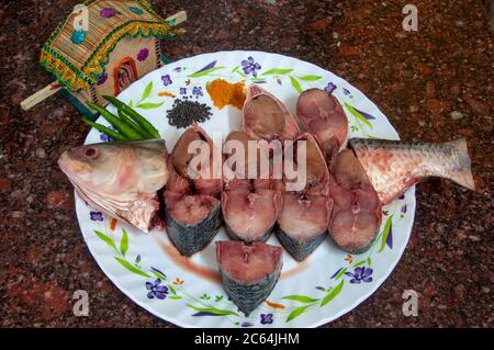 the world famous ilish fish of padma river of bangladesh Stock Photo