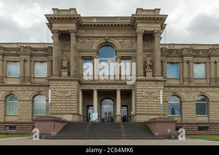 entrance Staedel Museum, art museum in Frankfurt am Main, Germany Stock Photo