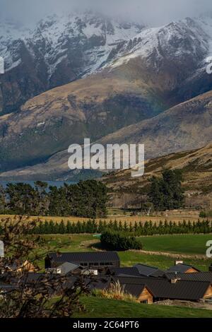 Scenic shot of New Zealand farmland