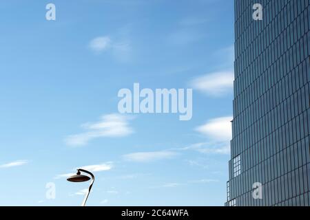 Italy, Lombardy, Milan, CityLife, detail of Generali Tower Stock Photo