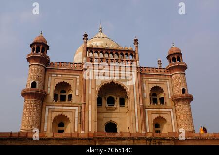 View of the Safdar Jang mausoleum, Delhi, India Stock Photo