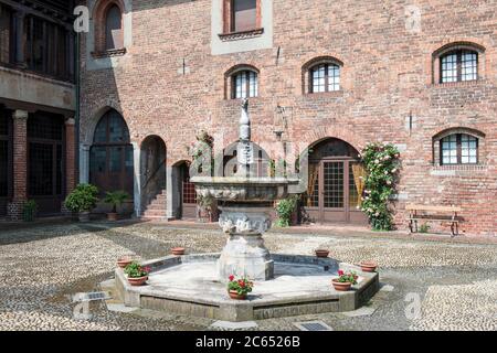 Italy, Lombardy, Milan, Villa Mirabello Stock Photo
