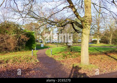 The Entrance to Hadlow College, a land based college and Broadview Gardens and Nursery  in the heart of Kent, Hadlow, UK Stock Photo