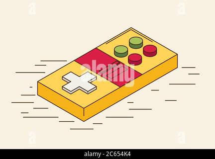Gaming isometric vector Stock Vector