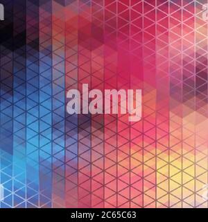 Pattern of geometric shapes Stock Vector