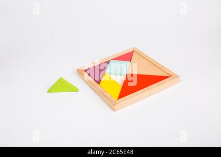 Jigsaw puzzles, children's toys Stock Photo