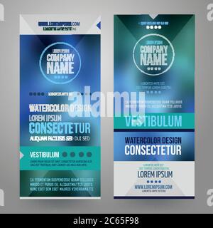 Vector Corporate identity templates design Stock Vector