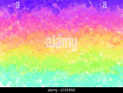 abstract colorful background rainbow painting Stock Photo