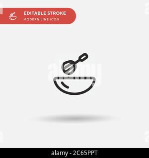 Mix Simple vector icon. Illustration symbol design template for web mobile UI element. Perfect color modern pictogram on editable stroke. Mix icons fo Stock Vector