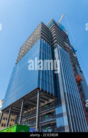 103 Colmore Row, Birmingham is the highest new office building under construction outside London Stock Photo