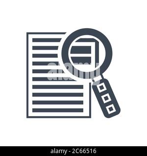 Case Study Vector Glyph Icon Stock Vector