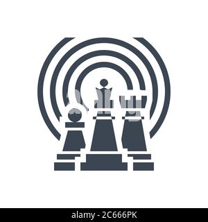 Internet Marketing Strategy Vector Glyph Icon Stock Vector Image & Art ...