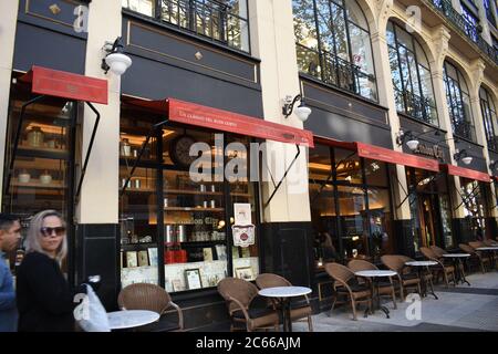 BUENOS AIRES CITY. ARGENTINA, JUNE 16, 2018. A view of a restaurant in Buenos Aires Stock Photo