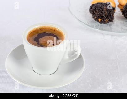 Turkish (or Greek) coffee Stock Photo