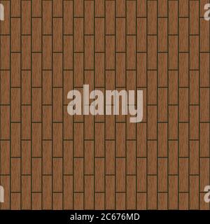 Wooden parquet floor texture background seamless pattern Stock Vector