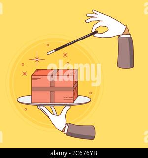 Fast delivery vector conceptual illustration. Stock Vector