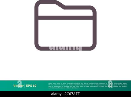 Open file folder icon. Editable vector Stock Vector Image & Art - Alamy