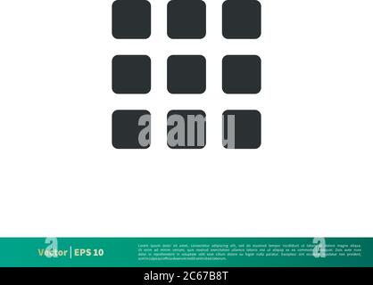 Menu Interface - UI Icon Vector Logo Template Illustration Design. Editable Vector EPS 10. Stock Vector