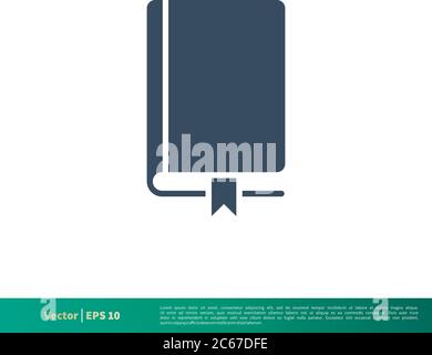 Book - Education Icon Vector Logo Template Illustration Design. Editable Vector EPS 10. Stock Vector