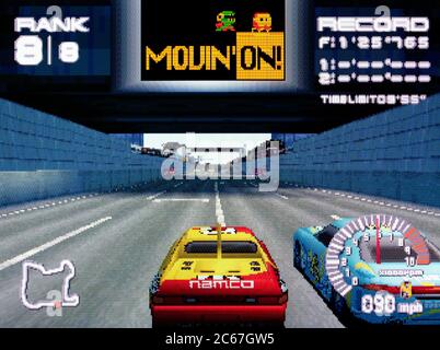 Ridge Racer Type 4 - Sony Playstation 1 PS1 PSX - Editorial use