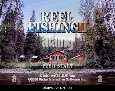 Reel Fishing II 2 - Sony Playstation 1 PS1 PSX - Editorial use only