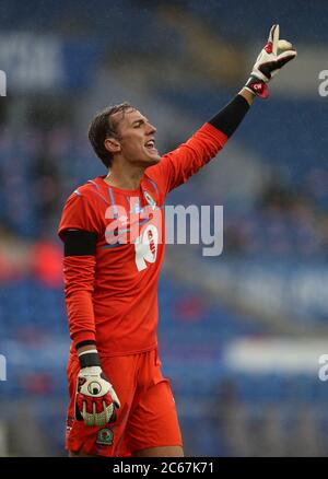 Blackburn Rover's Goalkeeper Christian Walton During The Game Stock ...