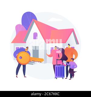 Real estate abstract concept vector illustration. Stock Vector