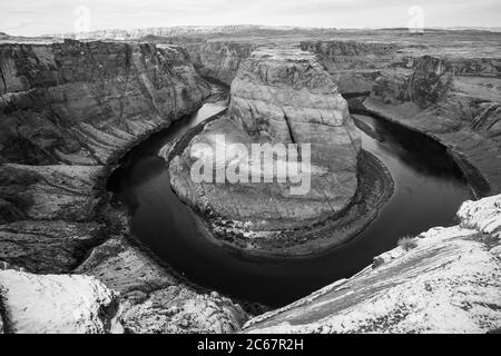 Scenic view of Horseshoe Bend, Arizona, USA Stock Photo