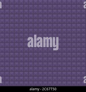 Purple mosaic of tiles square size, pattern for background Musician flat icon vector isolated. Stock Vector