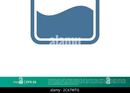 Water Tank Icon Vector Logo Template Illustration Design. Editable Vector EPS 10. Stock Vector