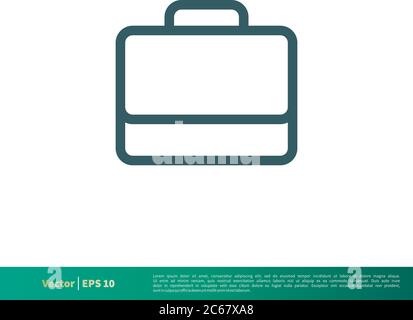 Suitcase, Travel Icon Vector Logo Template Illustration Design. Editable Vector EPS 10. Stock Vector