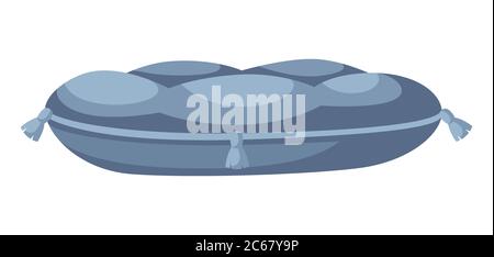 Illustration of bed or pillow for cat. Stock Vector