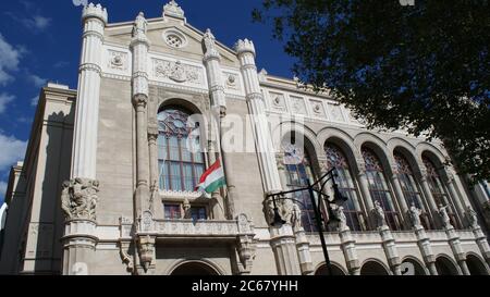 Stunning architecture of Budapest. Amazing streets, old buildings and a lovely atmosphere. An inexpensive and very beautiful Hungarian city. Stock Photo