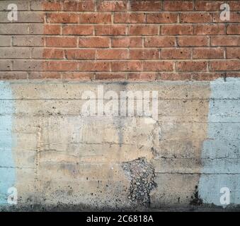 Full frame close-up of brick wall Stock Photo