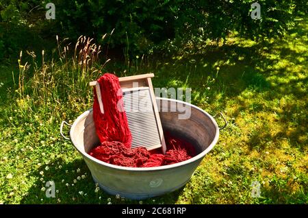 Retro Household Board for Hand Washing Clothes Stock Photo - Image of  antique, laundry: 202812822