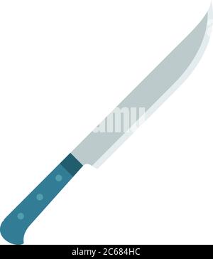 Bone-cutter knife vector flat isolated on white Stock Vector