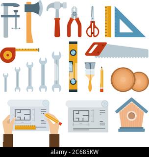 Set of   ,  . icons flat vector illustration Stock Vector