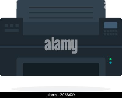 Printer vector flat isolated Stock Vector